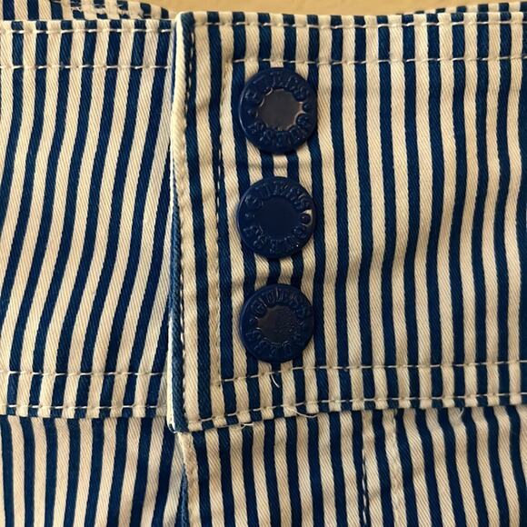 Guess Blue and White Stripe Nautical Shorts - Picture 4 of 7